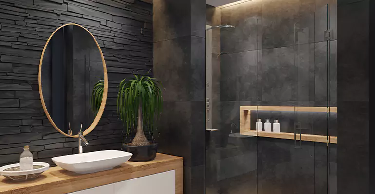 Bathroom Floor Tile Remodel in Richmond